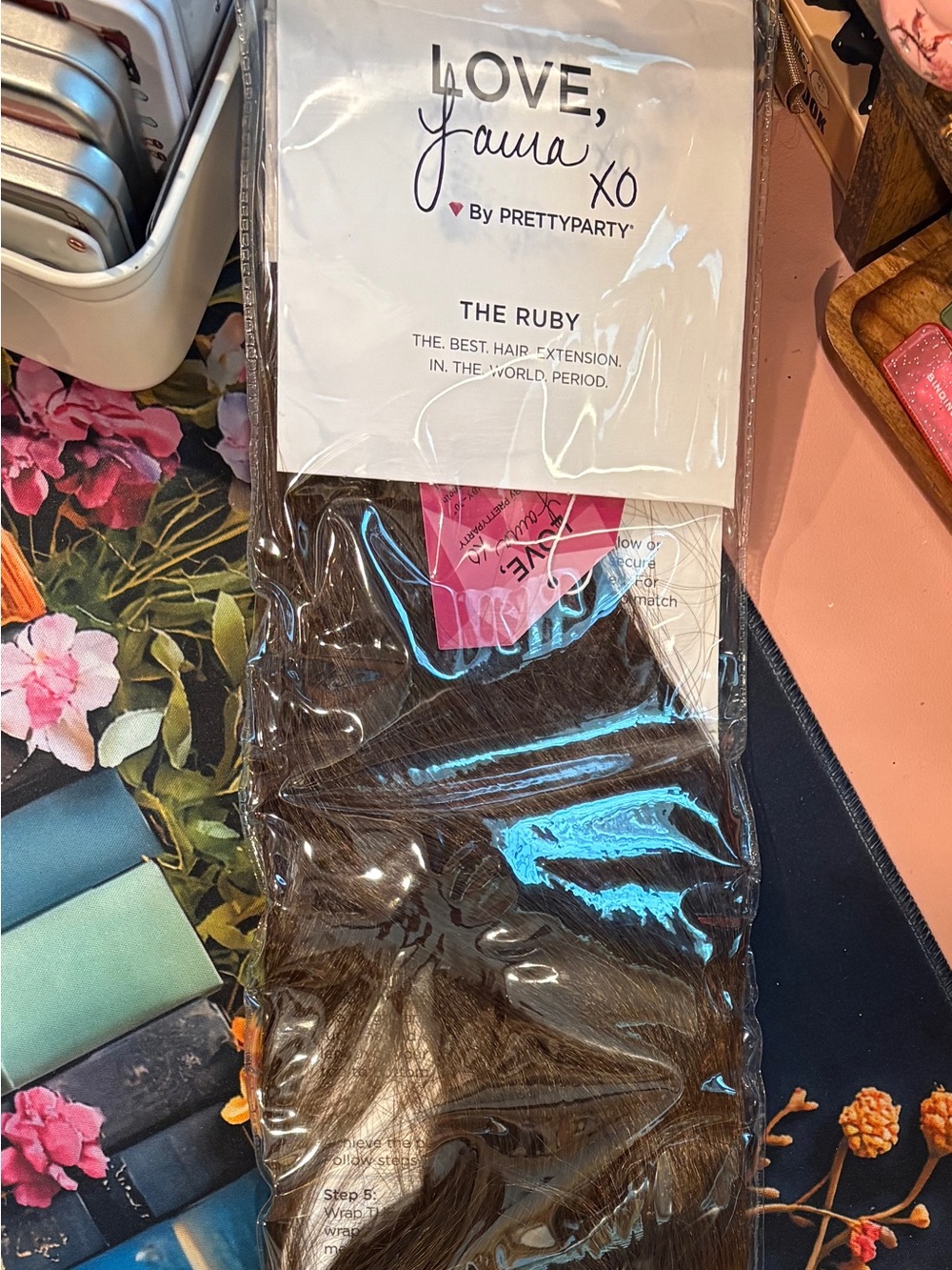 “The Ruby” Ponytail extension - New in package